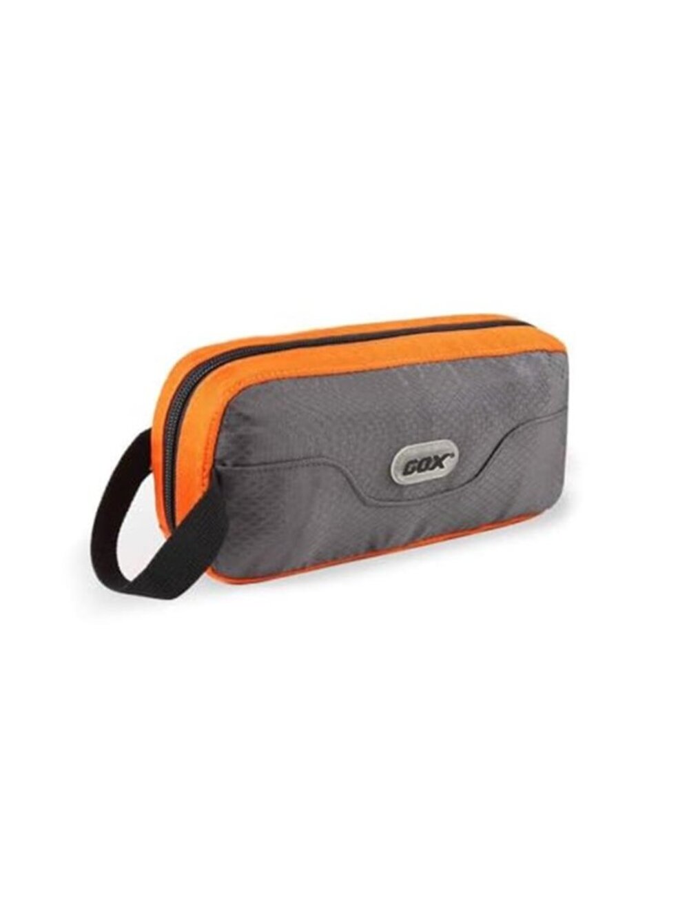 Mens Travel Toiletry Bag Dopp Kit Hanging Organizer Waterproof Nylon Orange Grey